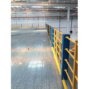 Yellow Multi Tier Mezzanine Rack for Efficient Space Utilization