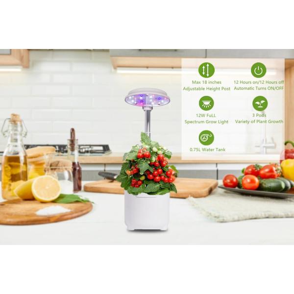 Dimmable DC24V 8W Hydroponic Growing System Irrigation Ventilation