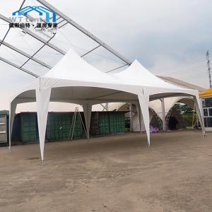 Cheap 6m White Spring Top Marquee Polyester Textile Easily Assembled for sale