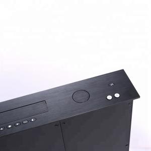 17 Inch LCD Monitor Lift Audio Conference System , Double Screen Motorized