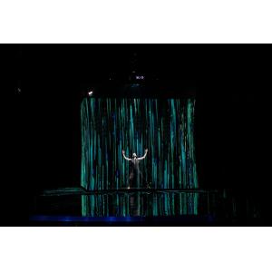 Holo Gauze 3D Holographic Mesh Screen Transparent Fireproof For Live Show