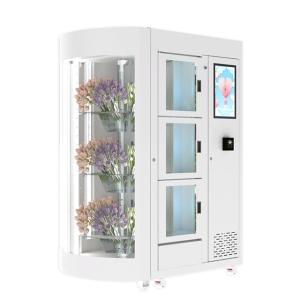 Humidifier Keep Fresh Flower Vending Machine With Refrigerate Cooling System
