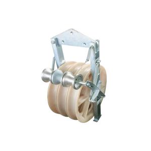 Galvanized Transmission Conductor Stringing Block Pulley