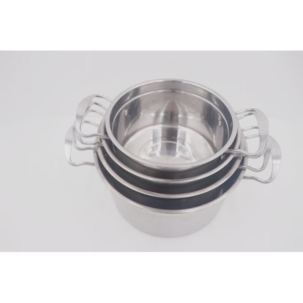 Quality 19cm Stainless Steel Cooking Pot With Thickened Bottom wholesale