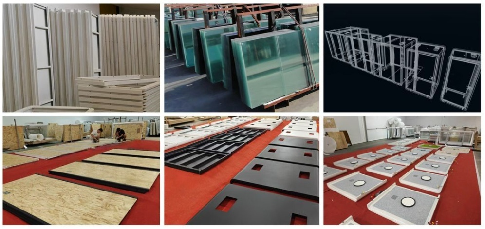 Large Indoor Office Pod Fully Enclosed Meeting Room Booths Extendable For 6 - 8 Person