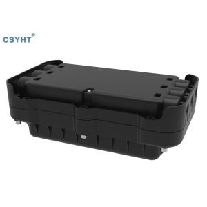 Inline 96-144F Screw Aerial Fiber Optic Closure With Ground Wire