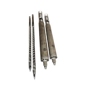 Customized Injection Screw Barrel Set for Injection Molding Machine gas vacuum