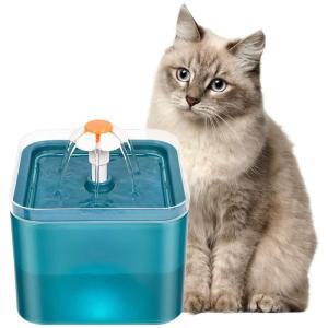 2L Pet Water Fountains Automatic Cat Drinking Water Fountains With LED