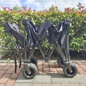 Foldable Picnic Camping Cart Portable Storage Beach Trolley Collapsible Folding
