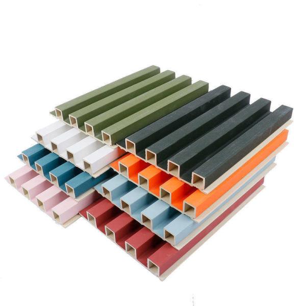 Quality Pvc 3D Fluted Decorative Lambrin Wood Composite Interior Fluted Panels Wpc Wall Panel Clading Fire Protection For Customer Require wholesale