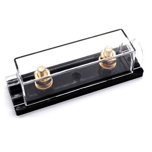 Gold Plated Bolt On Fuse Holder with Blade Fuse Type and Plastic Material for
