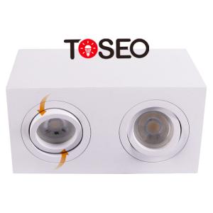 Cheap HOTEL SURFACE MOUNTED DOWNLIGHT SQUARE PURE ALUMINIUM CEILING LIGHTS for sale