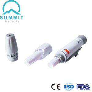 Light Weight Portable Lancet Pen With Multiple Depth Settings