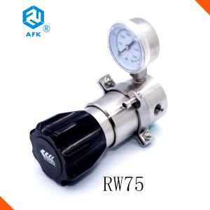 1/4" NPT Back Pressure Regulating Valve With PCTFE Vespel Seat CE Certification