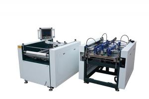 Cheap Semi Automatic Case Making Machine / Four Side Folding Machine for sale