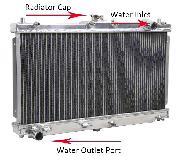 aluminium ATV radiator for YAMAHA Banshee YFZ350 1987-1997