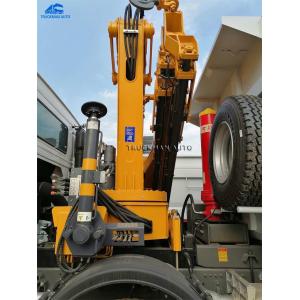 50 Tons 23.5m3 Sinotruk Dump Truck With Crane