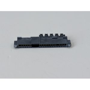 SAS 29P Female PCB Connector with Positioning Peg, Ni/Au/Sn Plated Terminals, 1