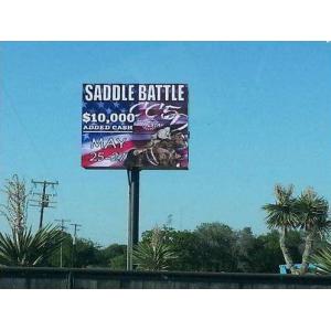 P6 Full Color LED Screen IP65 7500K With 3G WIFI Control , 192*192mm Module Size