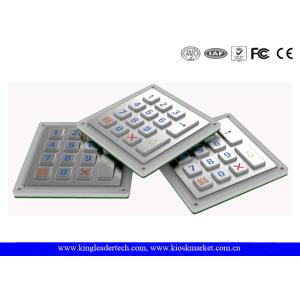 Backlit Vandal Proof Metal Keypad With 14 Keys For Door Access System