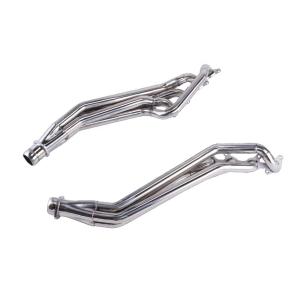 Universal Stainless Steel Exhaust Long Tube Header for Mustang Manifold Racing Car Silver Purpose Replacing/Repairing