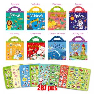 Cheap Durable Educational Learning Products Children Removable Sticker Book for sale