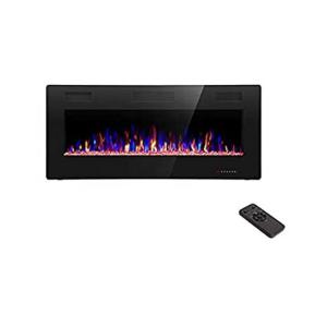 Multicolor Linear Fireplaces Stoves with Electric Power Source and NO App