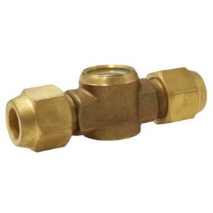 Copper Sight Glass Indicator with High-Transparency Glass Window and Color