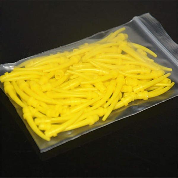 Crystal Yellow 100pcs Per Bag Dental Intra Oral Impression Tips
