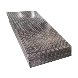 China Embossed Checkered Aluminum Sheet 0.5mm Thickness 1050 1060 3003 on sale