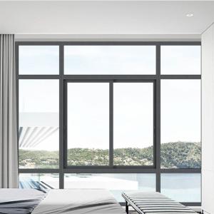 Standard Aluminum Sliding Glass Window , Double Layer Aluminum Alloy Window