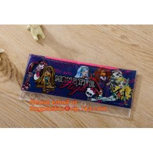 frosted pvc Zip lockk document file bag, Custom zipper file folder bag, plastic