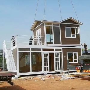 Live Light Villa Prefabricated Mobile House With Steel And Sandwich Board