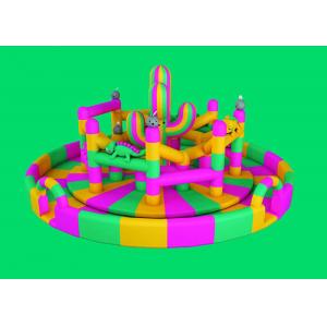 Pig Inflatable Bounce House For Playground Double Stitching Inside And Outside