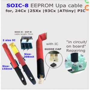 MSOP8 TSSOP8 SOIC 8 KITS pogo pin adapter with guide cap for in-circuit EEPROM