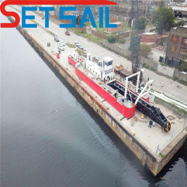 298kw Diesel Engine Cutter Suction Dredger for 4500m3 Water Flow Underwater