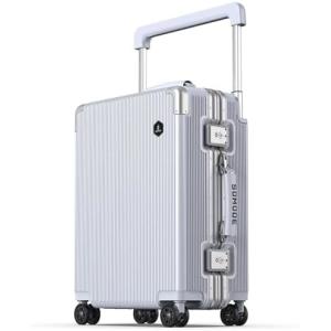 Carry On Luggage, Hard Shell Suitcase With 360°Spinner Wheels, Airline Boarded