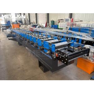 Windproof Standing Seam Roll Forming Machine With Chain Drive And 18 Stations