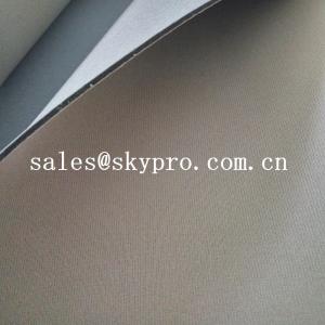 China Customized anti-shock neoprene foam sheet two sided coated polyester jersey nylon fabric on sale