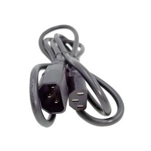 C13 C14 Power Cord Copper Lan Cable 1.5m Black 18AWG C19 C20 PDU IEC320