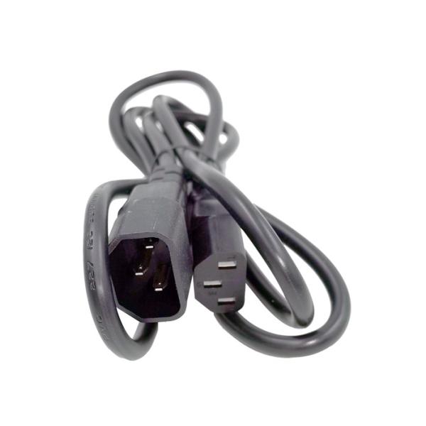 C13 C14 Power Cord Copper Lan Cable 1.5m Black 18AWG C19 C20 PDU IEC320