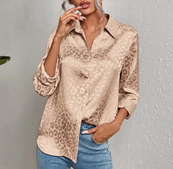 Custom Private Label American Clothing Wholesale Long Sleeve Embossed Button up