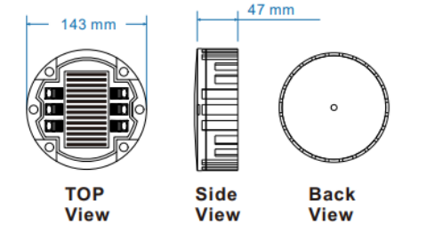 Traffic Safety Solar Underground Light 1200 Mah Ni MH Battery Die Casting Aluminum Shell