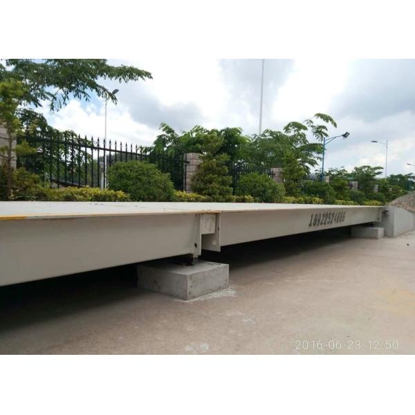 Quality U Beams Above Ground Truck Scales , Stainless Steel Platform Scale Modular Design 40 Ton wholesale