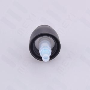 Matt Black Color Plastic Cream Pump For Lotion , Makeup Foundation Pump