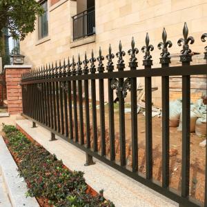 Metal Frame Outdoor Yard Decorative Wrought Iron Houses Gates and Fence Railing