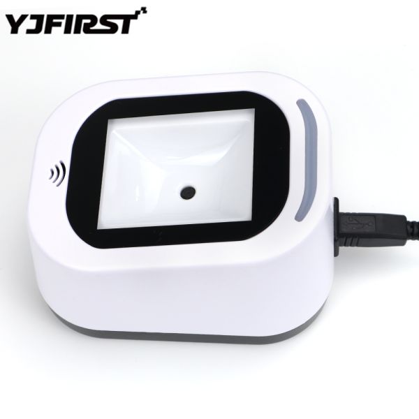 Quality Tabletop Automatic Barcode Scanner USB 2D QR Code Reader & Hands-Free High Speed Scanner wholesale
