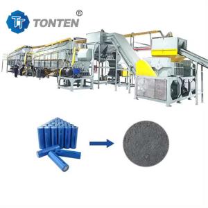 Car Lithium Ion Battery Crusher Recycling Machinery Processing Line