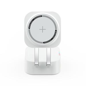 Black And White 2-6 Mm Sensing Distance Magnetic Wireless Charger Working