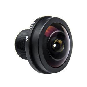 5.0 Megapixel 1.7mm Fisheye Lens For HD CCTV IP Camera 1/2.5'' M12 Mount F2.0